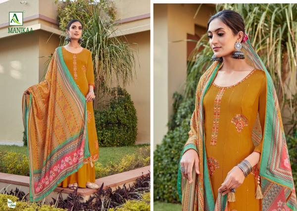 Alok Manikaa Designer Viscose Embroidery Salwar 